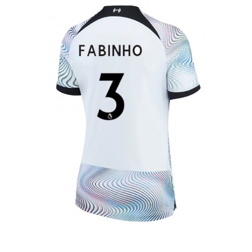 Dres Liverpool Fabinho #3 Gostujuci za Žensko 2022-23 Kratak Rukav